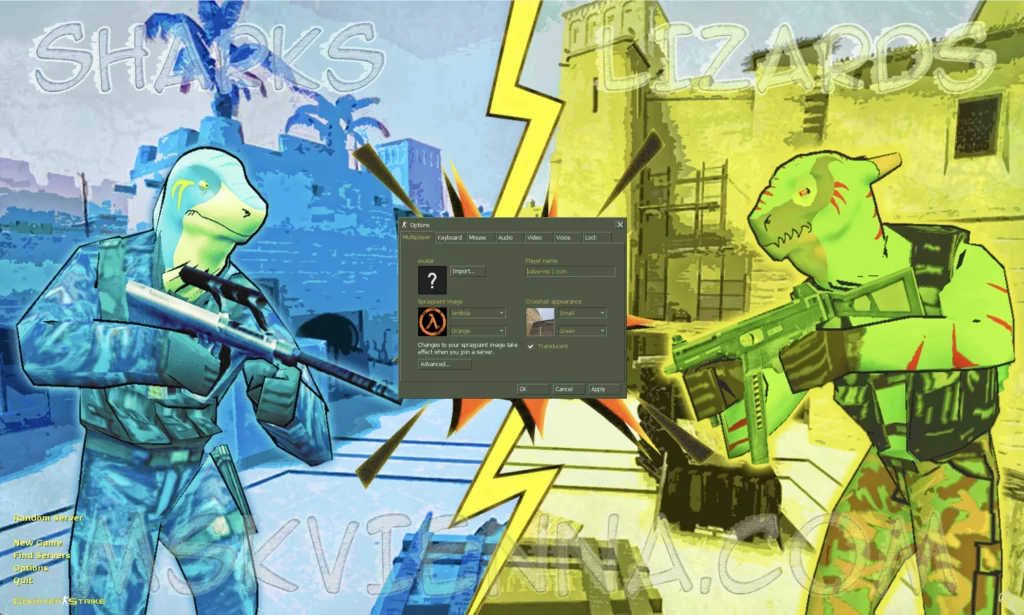 КС 1.6 Sharks VS Lizards Edition Free CS 1.6 Sharks VS Lizards Edition Free